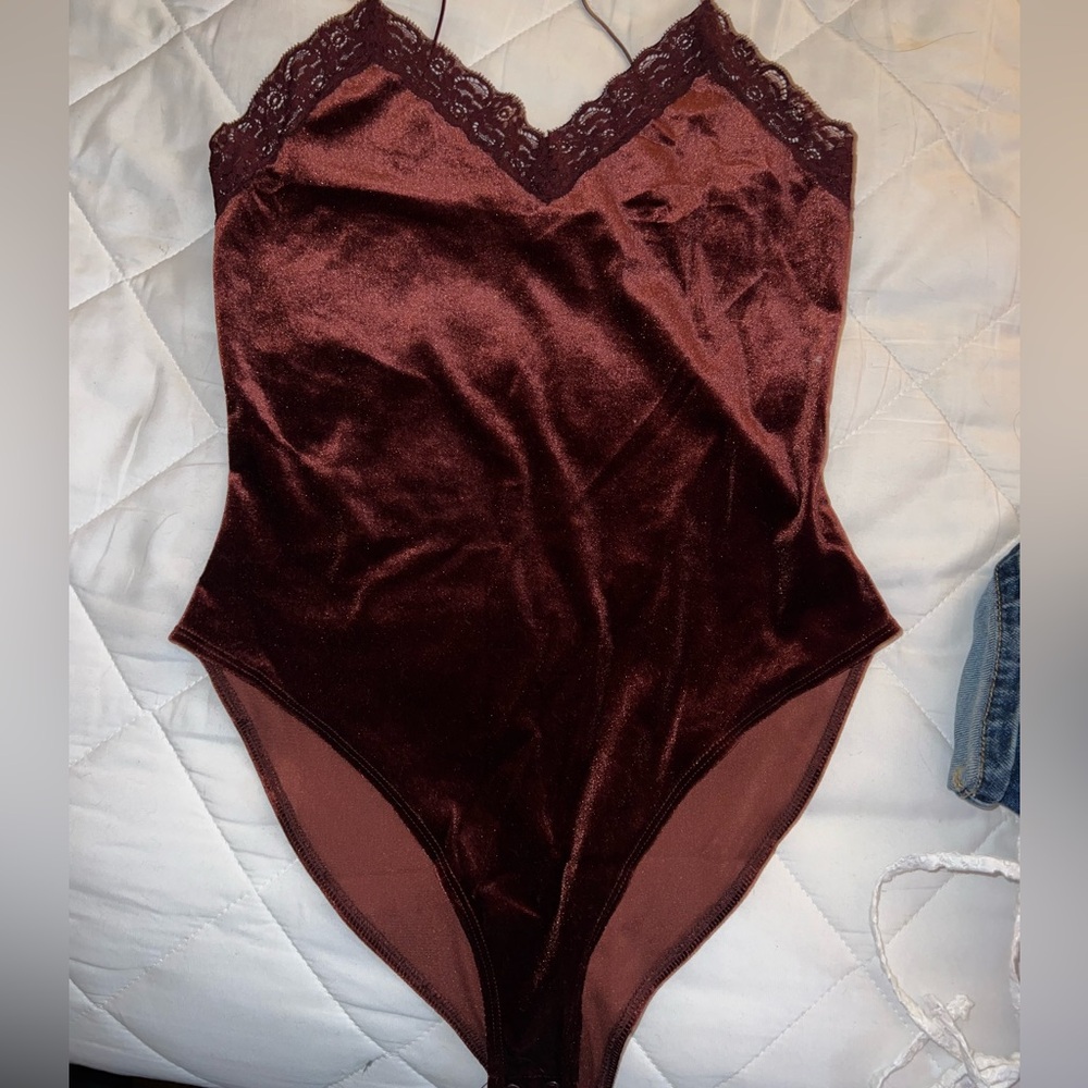 Velvet bodysuit